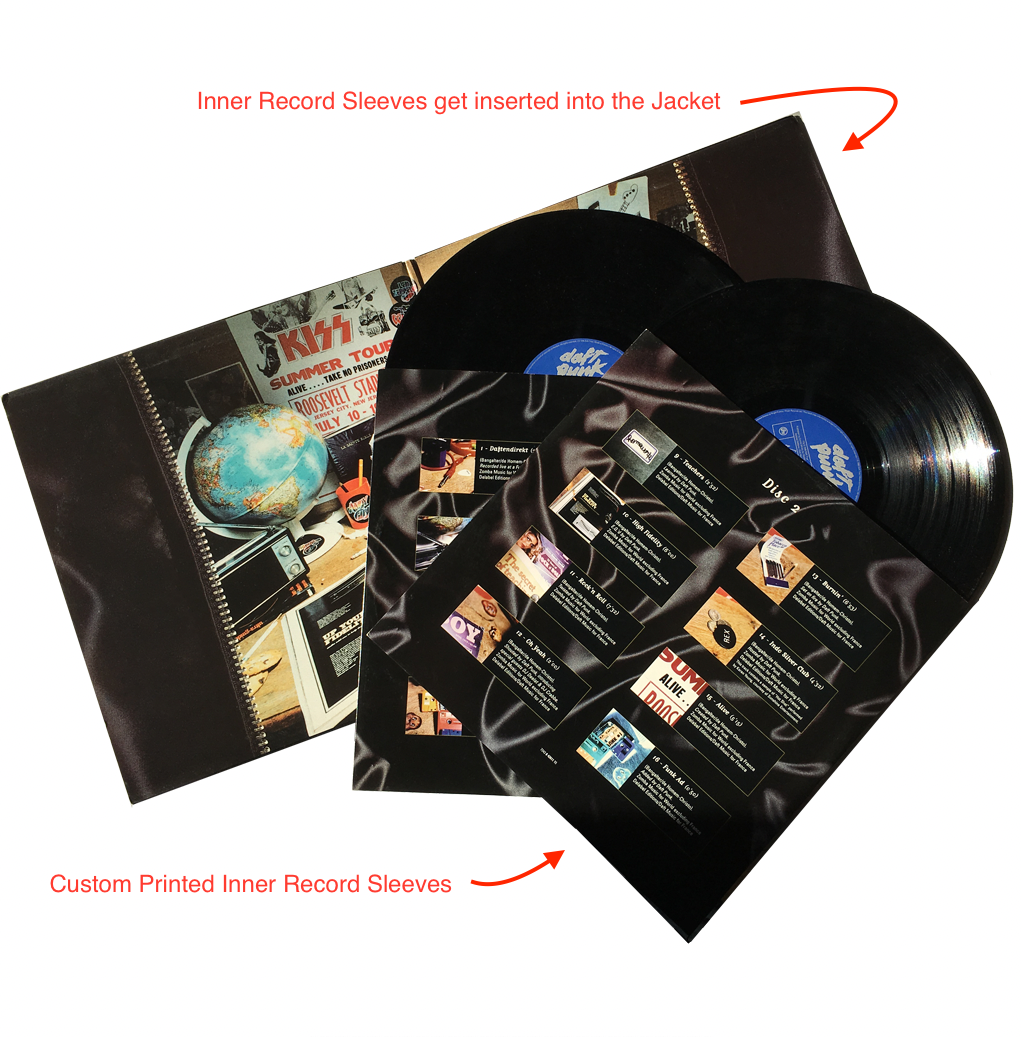 Custom Printed Inner Vinyl Sleeves Durable High Definition Designs Custom Printed Inner Vinyl Sleeves Durable High Definition Designs